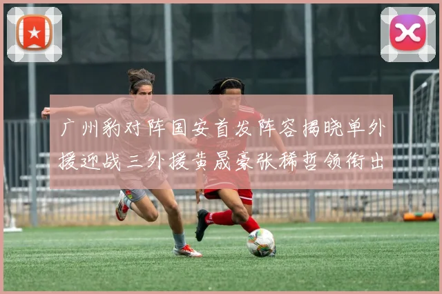 广州豹对阵国安首发阵容揭晓单外援迎战三外援黄晟豪张稀哲领衔出战